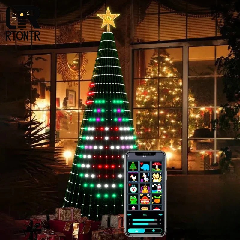 ไฟประดับยอดต้นคริสต์มาส RGB อั - Star Tree Topper บทวิจารณ์และราคา
