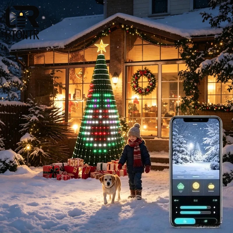 ไฟประดับยอดต้นคริสต์มาส RGB อั - Star Tree Topper บทวิจารณ์และราคา