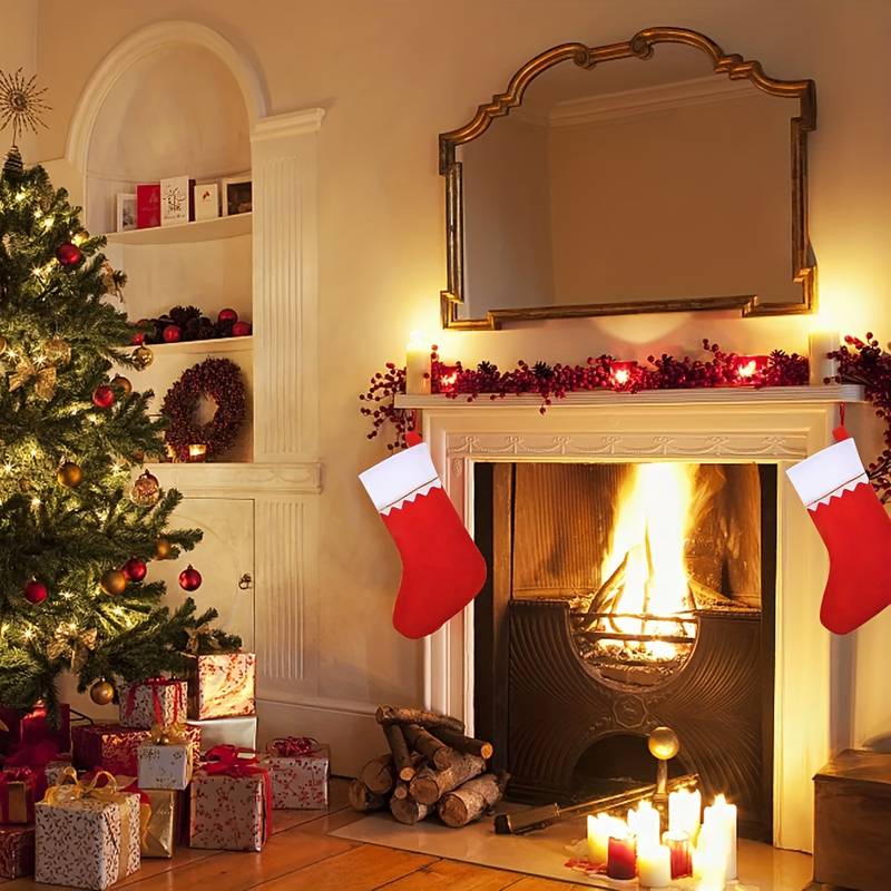 ถุงเท้าคริสต์มาส 1/3/6 ชิ้น, ถ - Christmas Stocking Hanging บทวิจารณ์และราคา