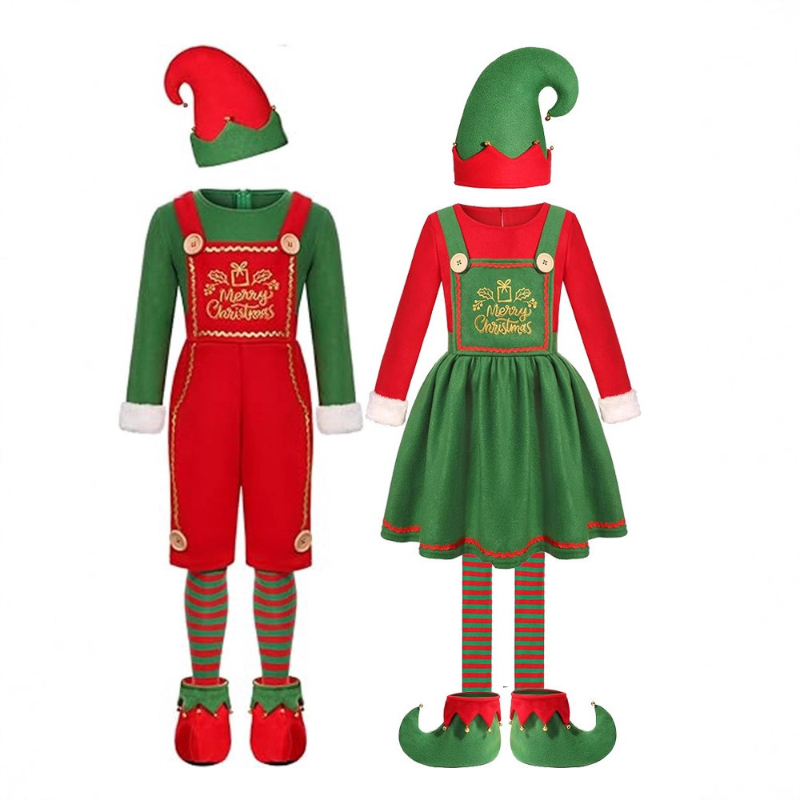 ชุดคอสเพลย์ซานตาคลอสผู้ใหญ่สุด - Elf Costume Christmas บทวิจารณ์และราคา